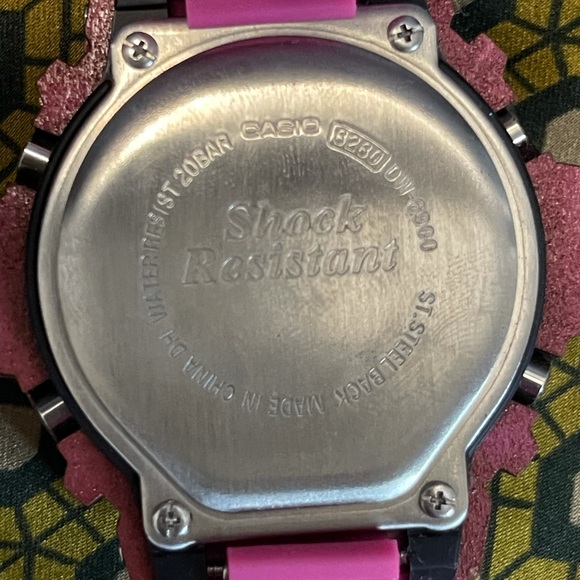 Casio Wood Shock G-Shock Watch (DW6900 Pink Kool-Aid Juicer Jar) - Picture 7 of 15